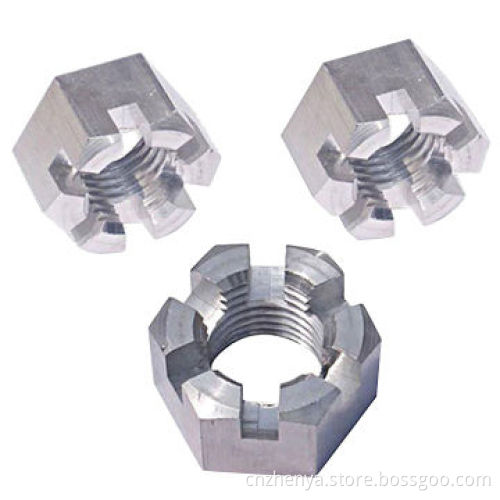 Stainless Steel Slotted NutNew
